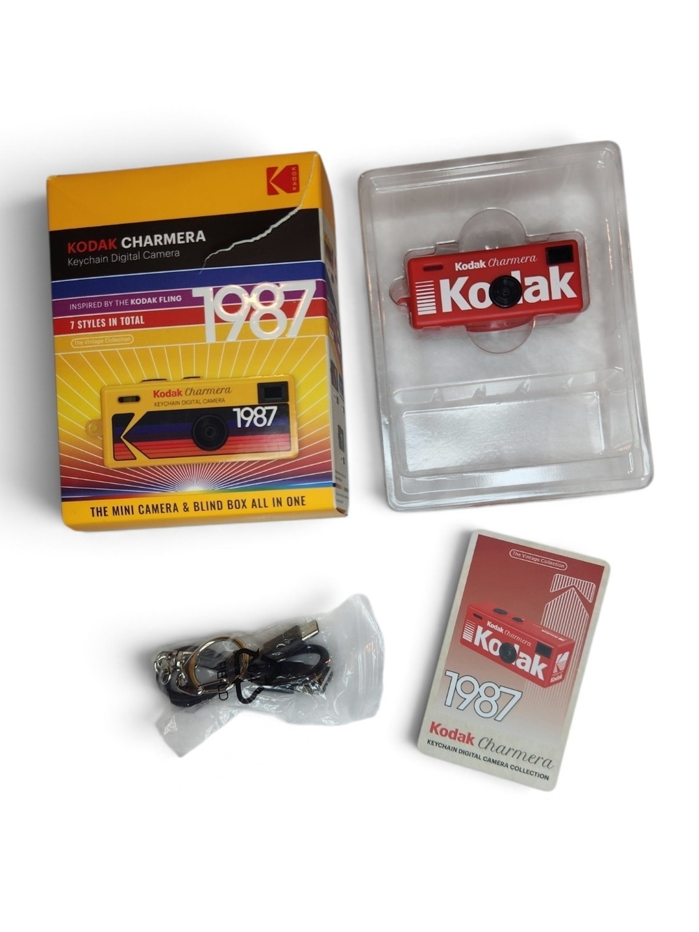Kodak Charmera Keychain Digital Camera - Red